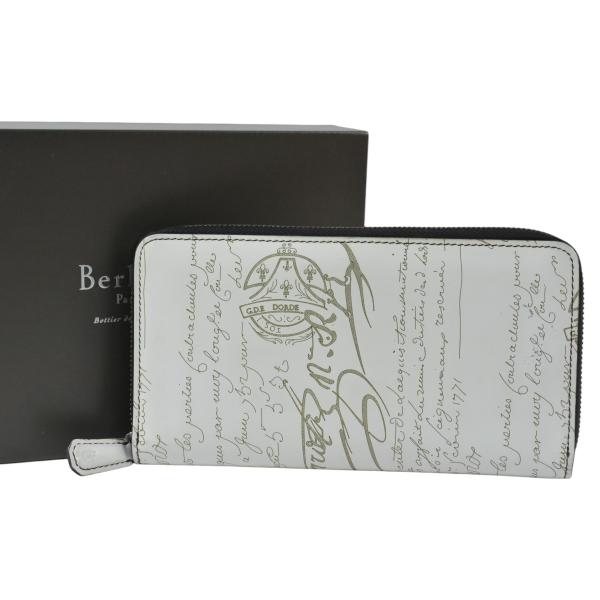 希少限定カラーベルルッティBerluti 長財布 札入れエスパスホワイトグラデ 希少限定カラーベルルッティBerluti 長財布 札入れエスパス