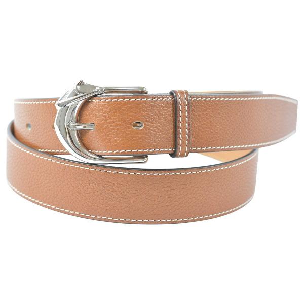 HERMES（エルメス） 超美品 ロデオ メンズ ベルト ヴォー バレニア