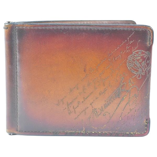 新品に近い❤　ベルベッティ　Berluti　カリグラフィ　スクリット　財布 Berluti（ベルルッティ） 現行ロゴ スクリット カリグラフィ
