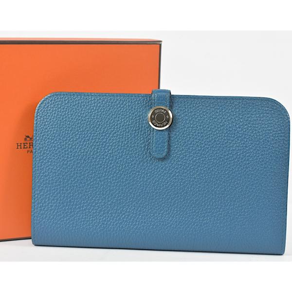 HERMES（エルメス） 超美品ドゴン デュオ 小銭入れ付き 長財布 トゴ