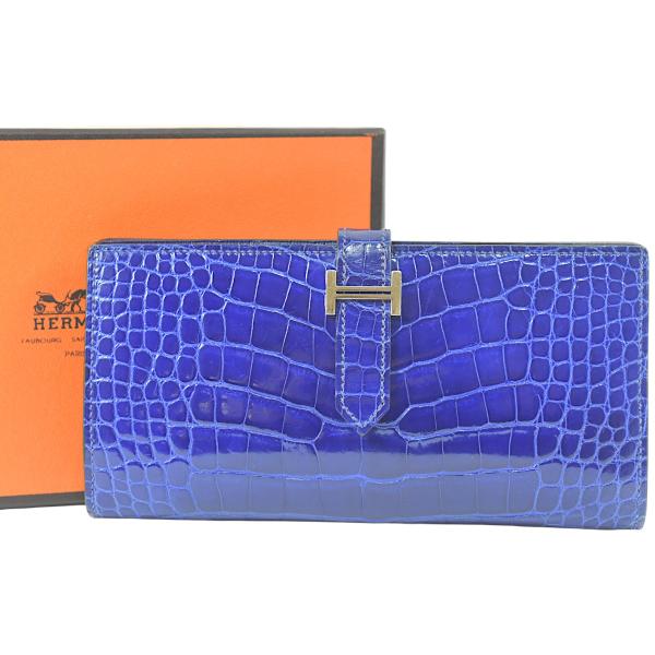 HERMES（エルメス） 超豪華 極上の逸品 アリゲーター 長財布