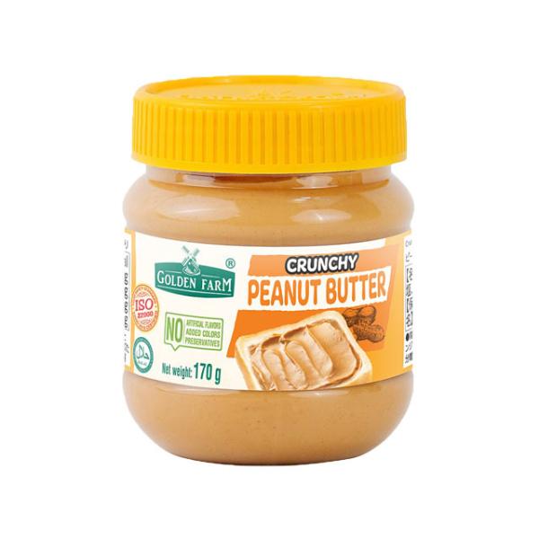 ゴールデンファーム　ピーナッツバター　クランチ　輸入食品　