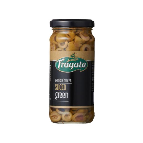 フラガタ　スライスグリーンオリーブ　輸入食品　