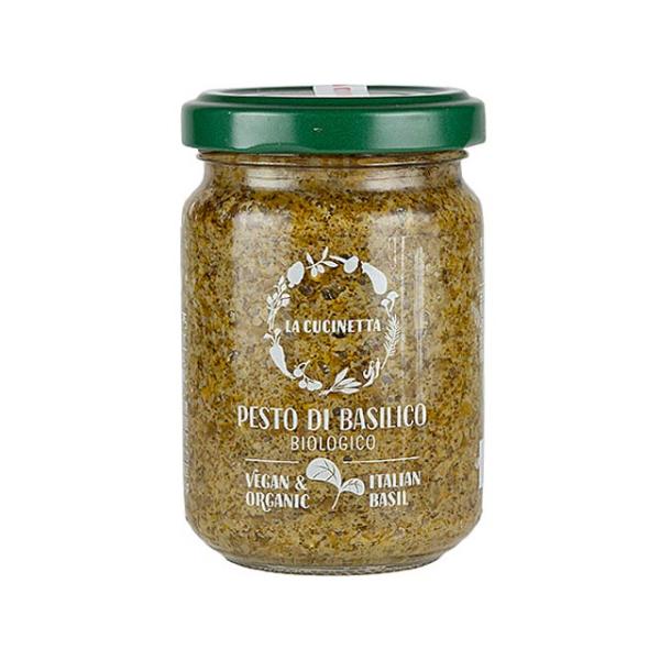 ラ・クチネッタ　有機バジルペースト　１３０ｇ　カーサ・モリミ　カーサモリミ　輸入食品