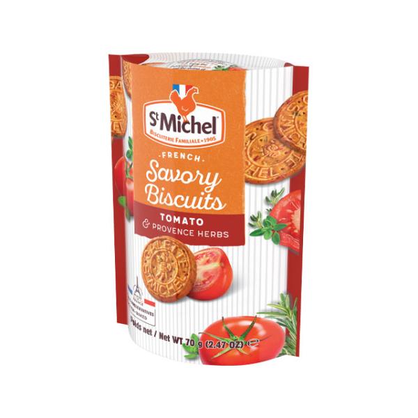 サンミッシェル　おつまみビスケット　トマト＆プロバンス風ハーブ　輸入食品　