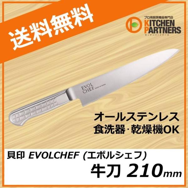 ステンレス 包丁 牛刀 EVOLCHEF エヴォルシェフ エボルシェフ 210mm 
