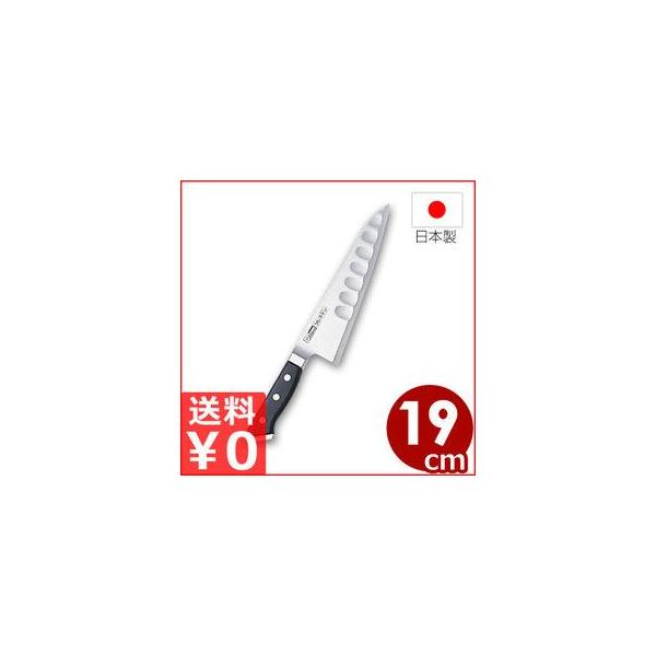 グレステン包丁 ガラスキ 19cm リブ付き 420TKJ 国産ステンレス包丁 肉