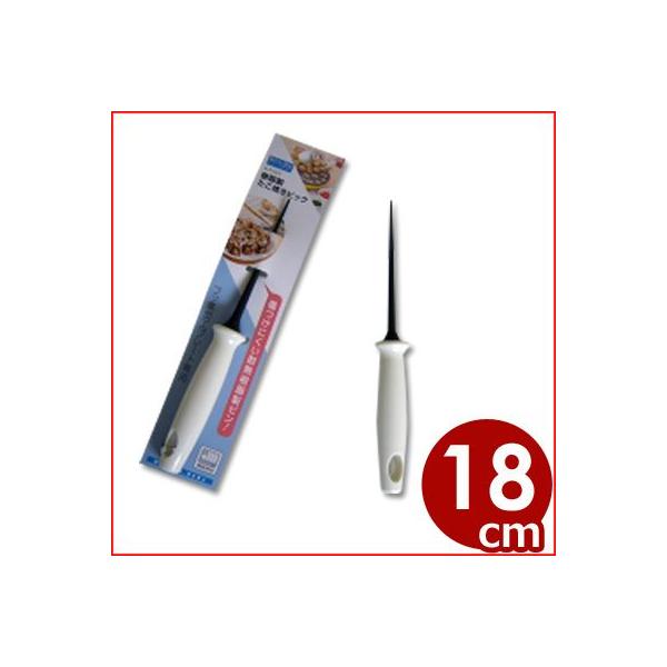 フッ素加工プレートを傷つけにくい耐熱樹脂製たこ焼ピック、食器洗浄機対応です。016720001