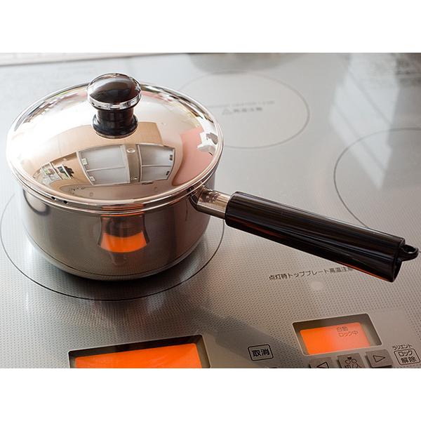 宮崎製作所 オブジェ objet ソースパン16cm (OJ-3) ステンレス鍋 片手