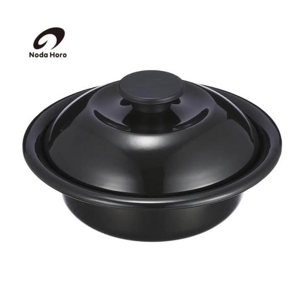 他サイト： 野田琺瑯 ココナベ 個々鍋 小 渋黒 KO-19BK 万能鍋 黒 ブラック 野田ホーロー 一人鍋 ホーロー 鍋 小鍋 日本製 ホーロー鍋の商品画像