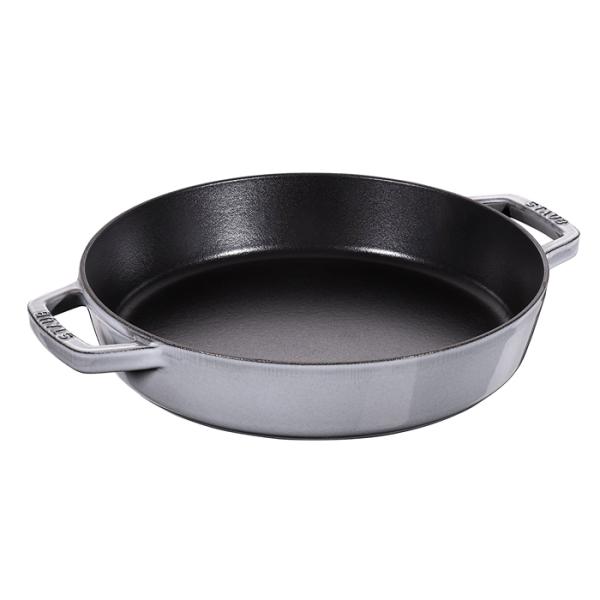Staub ストウブ ( staub ) ダブルハンドルスキレット 26cm （グレー