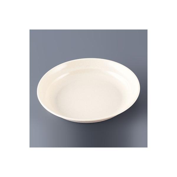 抗菌レジャー食器 丸皿 （1P） 直径219×H31mm ＜アイボリー＞