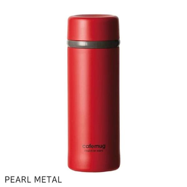 他サイト： パール金属 カフェマグ アンティークマグ 300 トマトレッド HB-4001 水筒 ボトル マグボトル 300ml コンパクト 保冷 保温 ステンレス アウトドア 真空断熱構造の商品画像