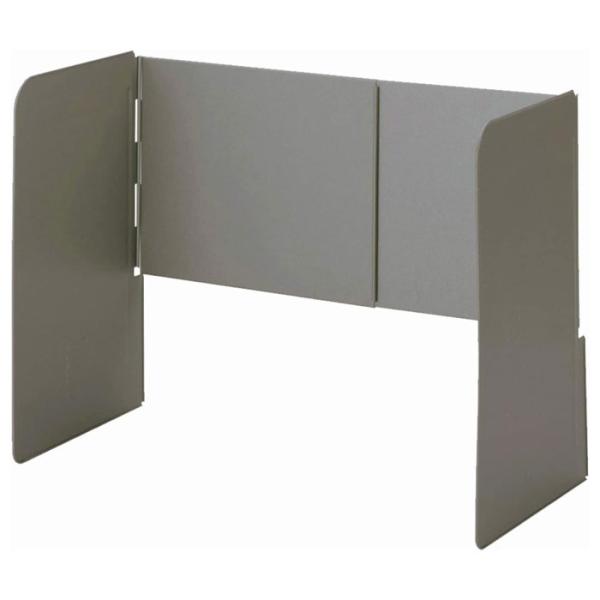 他サイト： 下村企販 ガステーブル用 レンジガード　グレー 43154 日本製 コンロ周り収納 油はねガード 伸縮 36~65cmの商品画像