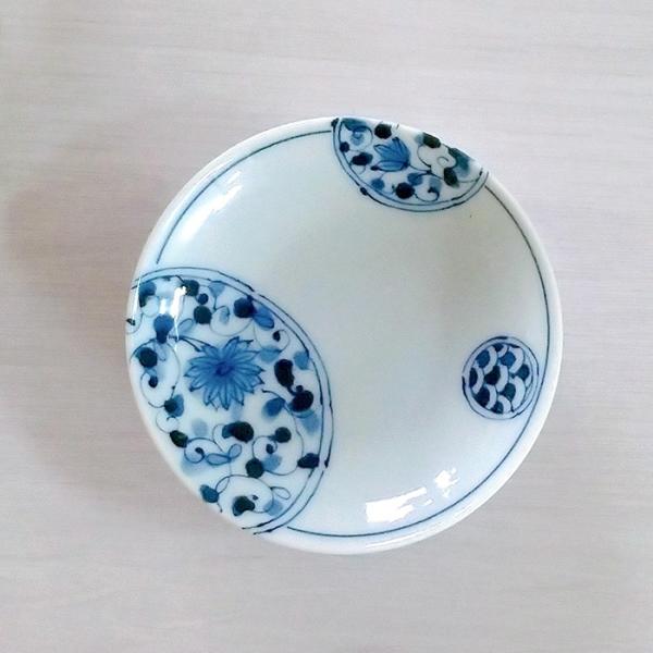 小皿 藍凛堂 花伊万里 9.5cm 豆皿 薬味皿 醤油皿 : みのさららヤフー店
