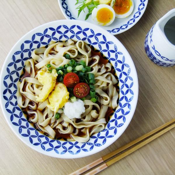 あおいうつわ てまり 6.3深皿 20cm カレー皿 パスタ皿 日本製 美濃焼 食器 おしゃれ 皿 大皿 レンジ 蒼い器