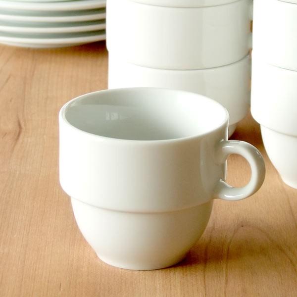 白い食器 スタッキングカップ大 洋食器 コーヒーカップ スープカップ モーニングカップ ランチ カフェ食器 0003 みのさららヤフー店 通販 Yahoo ショッピング