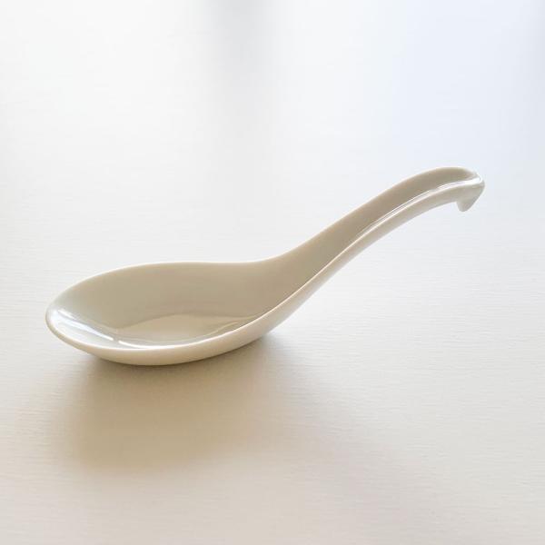 ひっかけ 白 レンゲ かぎ付き 中華食器 業務用食器 : みのさららヤフー