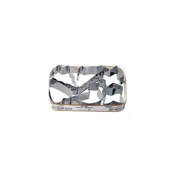 S印 No.140クッキー抜き型抜型6pcs 大 : キッチングッズ柳屋 ヤフー店