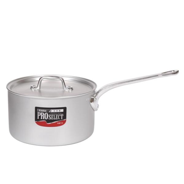 北陸アルミニウム プロセレクト アルミ深型片手鍋 目盛付 21cm業務用