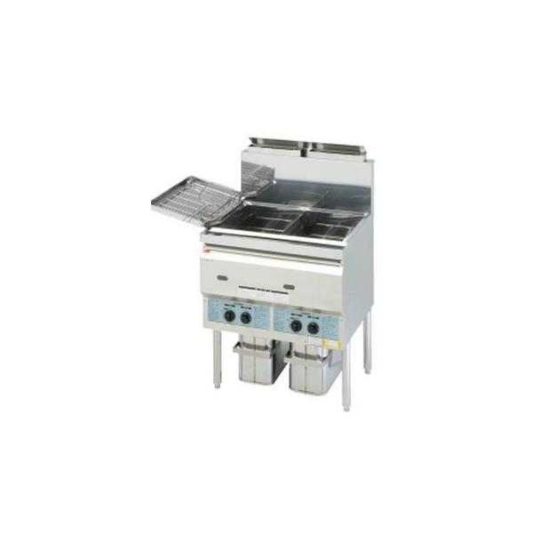 送料無料 新品 コメットカトウ フライヤーガス式W665*D600*H800 CF3