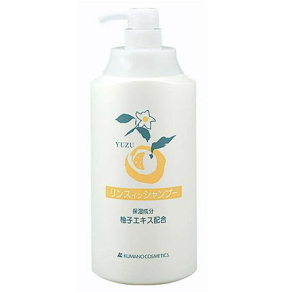 新品 熊野油脂 スクリット柚子 リンスインシャンプー １L×10　（容器のみの商品です）