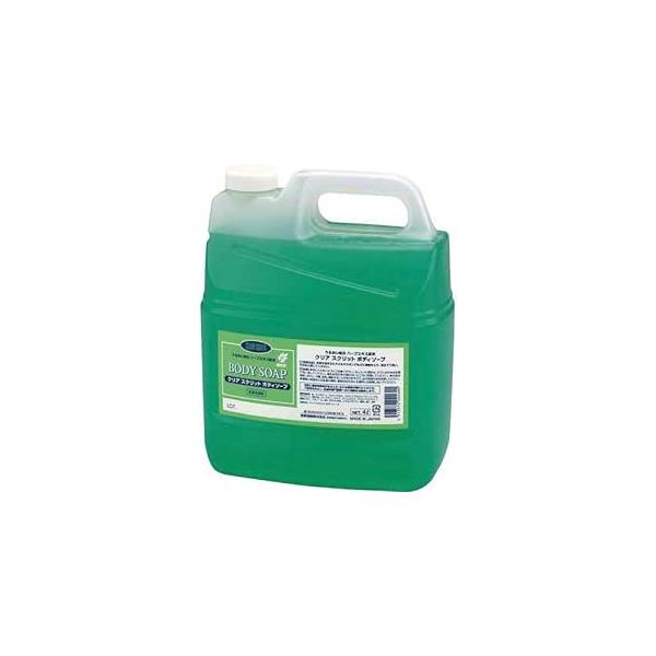 新品 熊野油脂クリアスクリットボディソープ 詰替用 ４L×４本入り