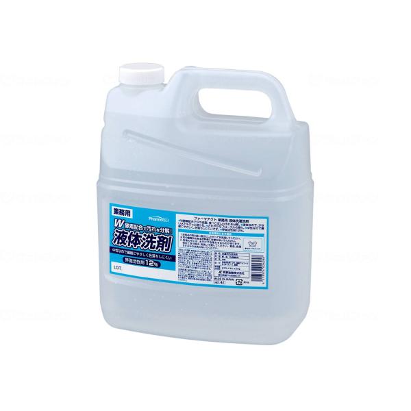 新品 熊野油脂ファーマアクト   液体洗剤 詰替用 ４L×４本入り