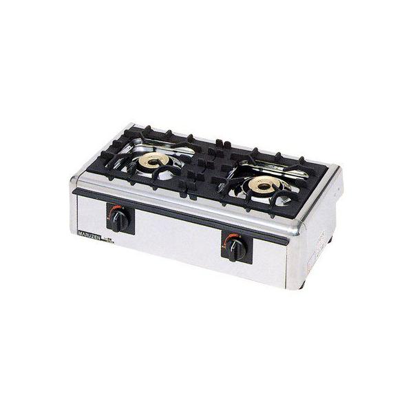 新品 マルゼン ガステーブルコンロ ニュー飯城シリーズ（2口コンロ）<br>M-822E