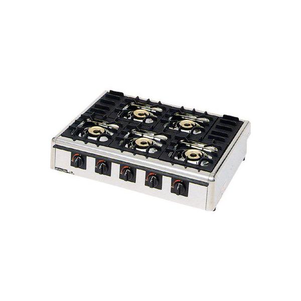 [新品] マルゼン 5口ガスコンロ LP M-825C 2024年製 780ｘ540ｘ164ｍｍ 新品] マルゼン 5口ガスコンロ LP M-825C 2024年製 780x540x164mm