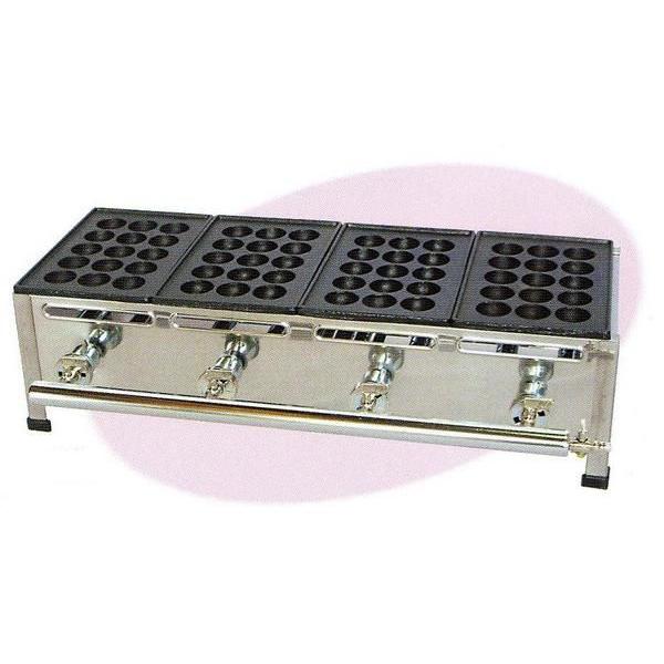 送料無料 新品 たこ焼器 15穴4連 : 厨房機器キッチンキング - 通販