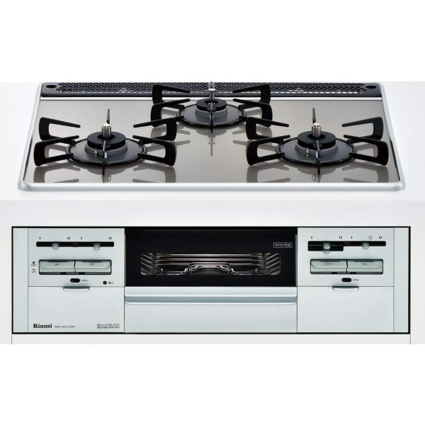 リンナイ（Rinnai） 特価品 ビルトインガスコンロ R3634B1W2V 13A 都市