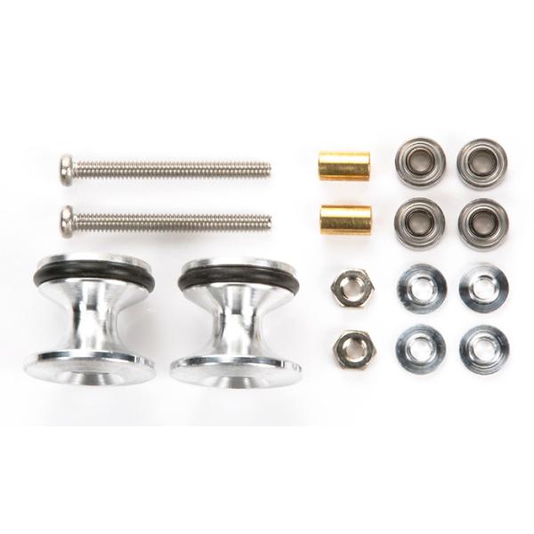 送料無料 タミヤ GP.418 ゴムリング付 2段アルミローラーーセット（13