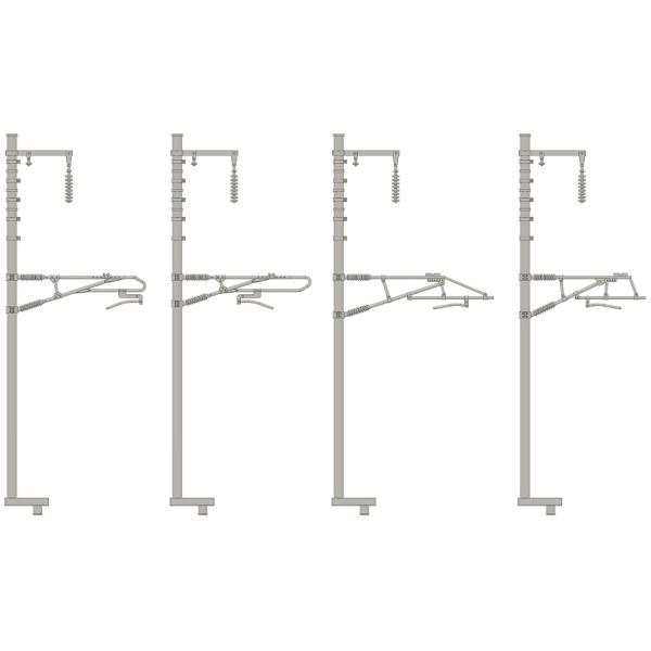 TOMIX 単線架線柱・新幹線型(24本セット) #3280