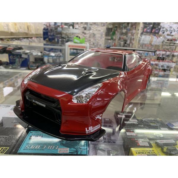 ラジコンボディ TETSUJIN R35GTR 当店オリジナル塗装済みボディ TETSUJIN 鉄人 NISSAN GT-R 【R35】LB