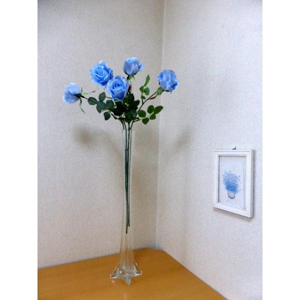 青いバラ ローズ 造花1本売り 1本のお値段になります Buyee Buyee 日本の通販商品 オークションの代理入札 代理購入