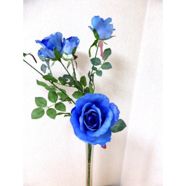 青いバラ ローズ 造花1本売り 1本のお値段になります Buyee Buyee 日本の通販商品 オークションの代理入札 代理購入