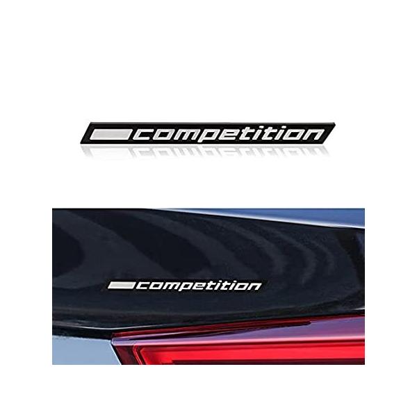光沢ブラックコンペティションバー下線エンブレム BMW サンダーエディション M1 M2 M3 M4 M5 M6 M7 M8 X3M X4M X5M