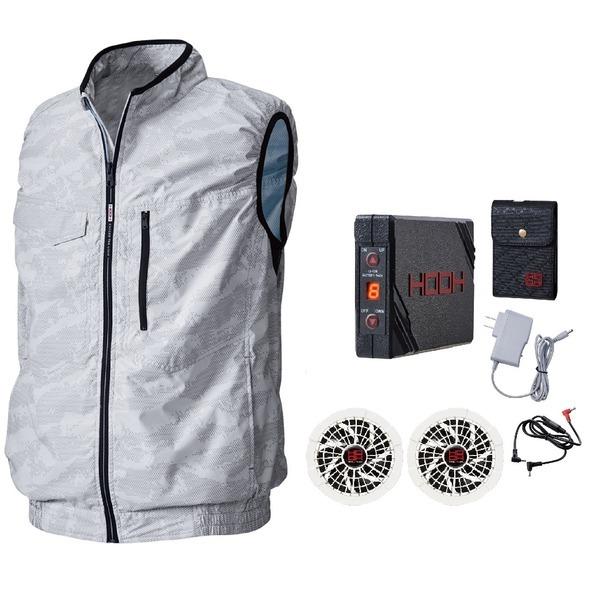 当店一番人気 ファンバッテリーセット ファンカラー ホワイト サイズl カモフラホワイト ベスト V00 送料無料 鳳皇 服v00 レビュー投稿で次回使える00円クーポン全員にプレゼント 作業着 Diy 工具 スポーツ レジャー バッテリーセットv1301