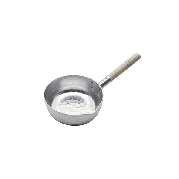 木屋 味003 日本橋木屋 アルミ打出し ゆき平鍋 180mm : 刃物の木屋