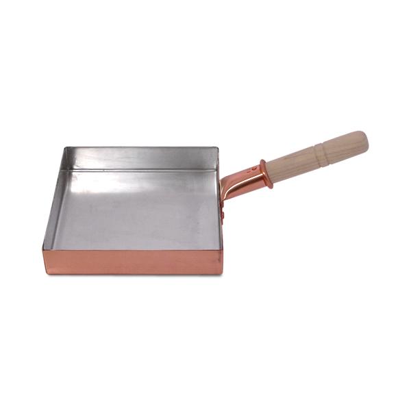 日本橋木屋　玉子焼鍋　西型 味051 玉子焼鍋 西型 120×160mm 銅 – 木屋