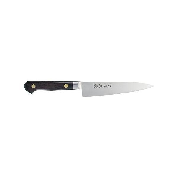 包丁 日本橋 木屋 No.6 ペティナイフ 130mm (鍔付・炭素鋼・黒 包丁 日本橋 木屋 No.6 ペティナイフ 130mm (鍔付・炭素鋼・黒
