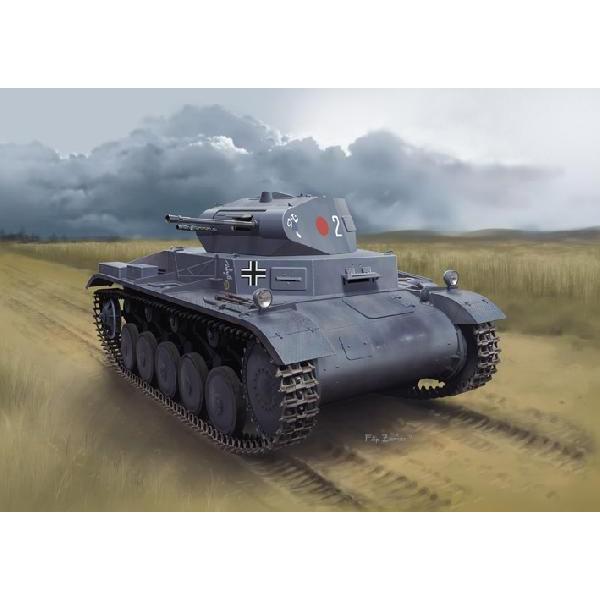 1/35スケールプラモデル WW.II ドイツ軍 II号戦車A型 w/インテリア