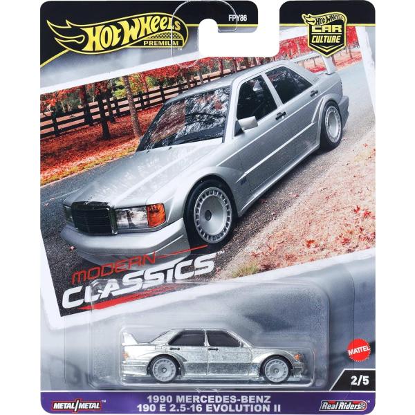 新品10個ホットウィールモダン・クラシックスメルセデス・ベンツ190 E 2.5 MATTEL（マテル） ホットウィール(Hot Wheels) カーカルチャー モダン