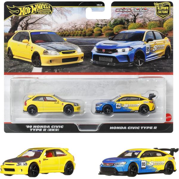 ホットウィール 99 ホンダ シビック タイプR (EK9) 4台セット ホットウィール 99 ホンダ シビック タイプR (EK9) 4台セット
