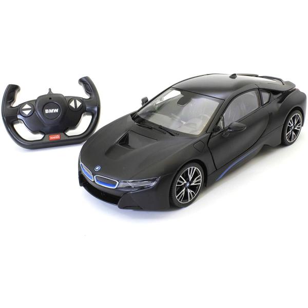 京商 RASTAR 1/14スケール R/C BMW i8 Black (手動開閉ドア