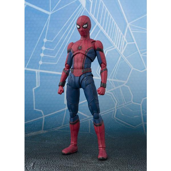 バンダイ ＳＨＦスパイダーマンファー・フロムホーム フィギュア S.H.Figuarts Spider-Man (Spider-Man: Far From Home) | TAMASHII WEB