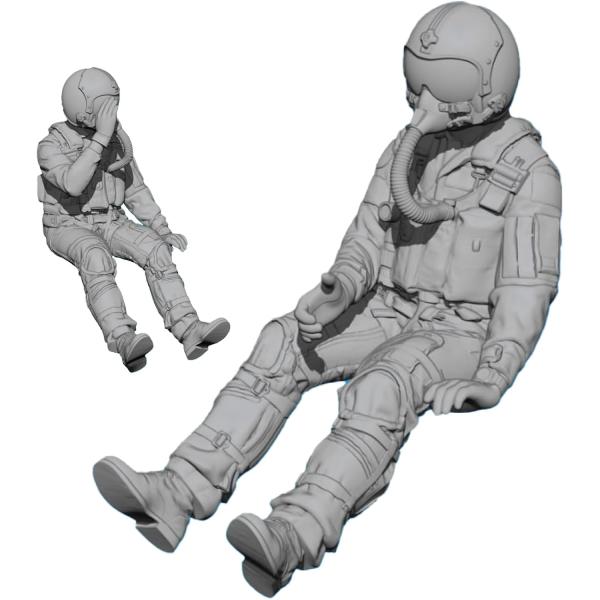 1/144 現用機用パイロットフィギュア（6体入り）