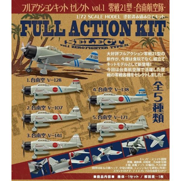 1/72スケール 塗装済み組み立てキット フルアクションキット セレクト