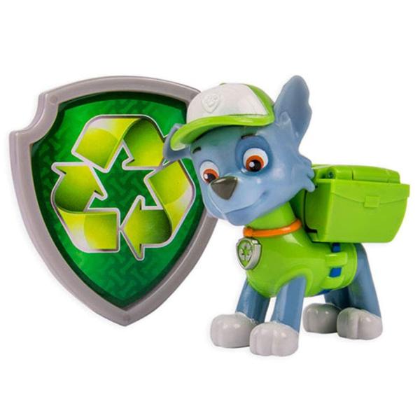 パウ パトロール ワンアクションフィギュア バッジ付き ロッキー キヤホビー 通販 Yahoo ショッピング